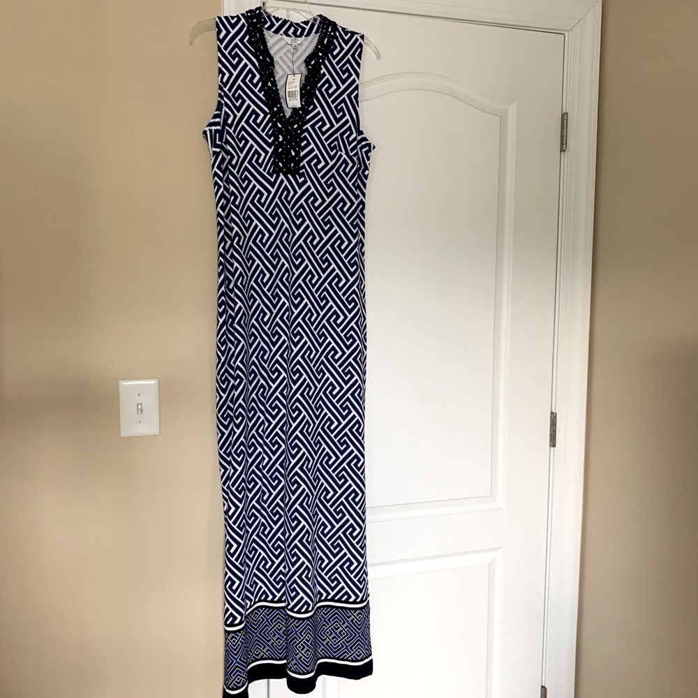 Navy Maxi Dress NWT